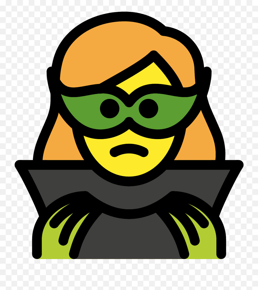 Woman Supervillain Emoji Clipart Free Download Transparent,Discord Woman Emoji