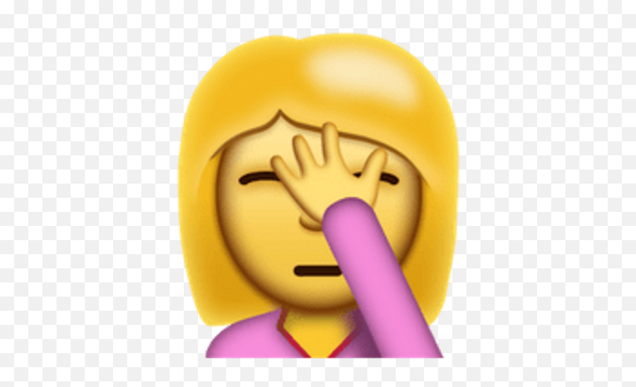 Download Hd Agg Emoji Idontknow Tumblr - Transparent Background Face Palm Emoji,Head Emoji