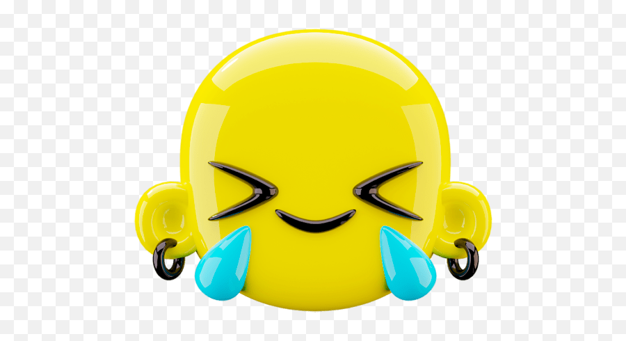 Reactions Emoji,Smiling Single Tear Emoji