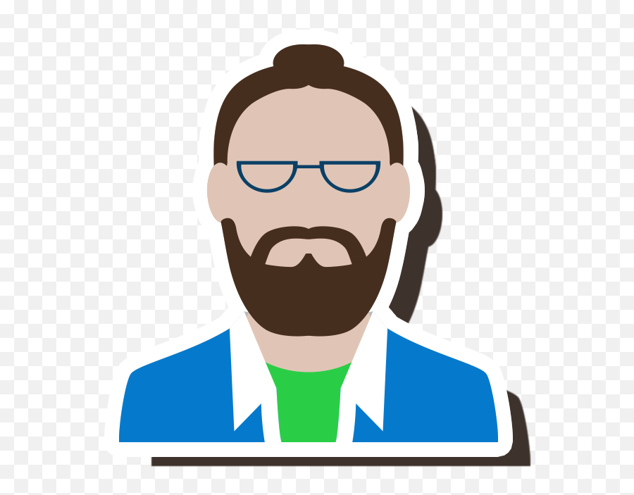 Jpg Royalty Free Stock Beard Clipart Man Bun - Illustration Emoji,Man With Mustache Emoji