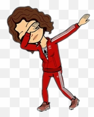 Dub Dance Cool Ok Nice Sticker By Nrggiulia83 - Cute Cartoon Girl Images For Whatsapp Dp Emoji,Ok Cool Emoji