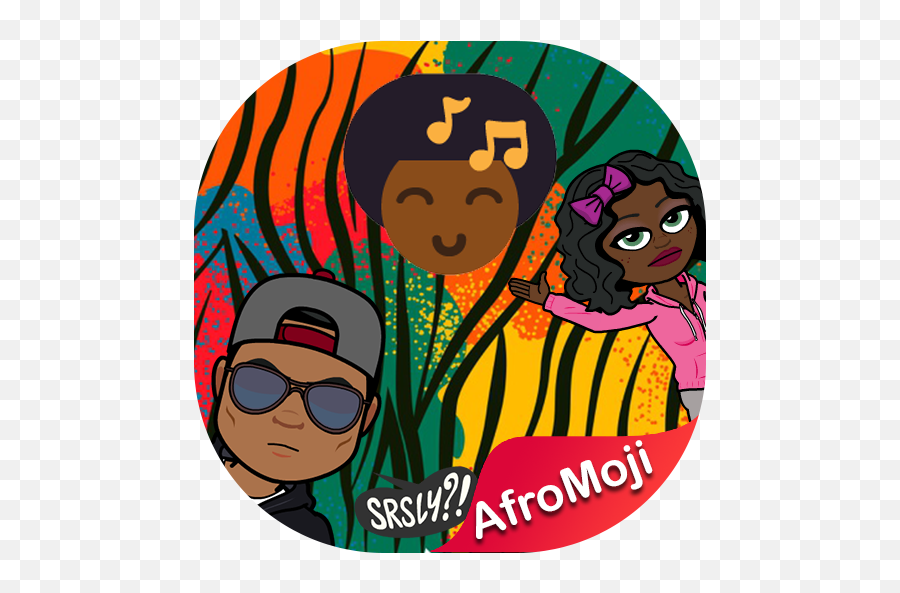 Afroemojis Afro American Emojis And Stickers U2013 Programme - Happy,African American Emoji