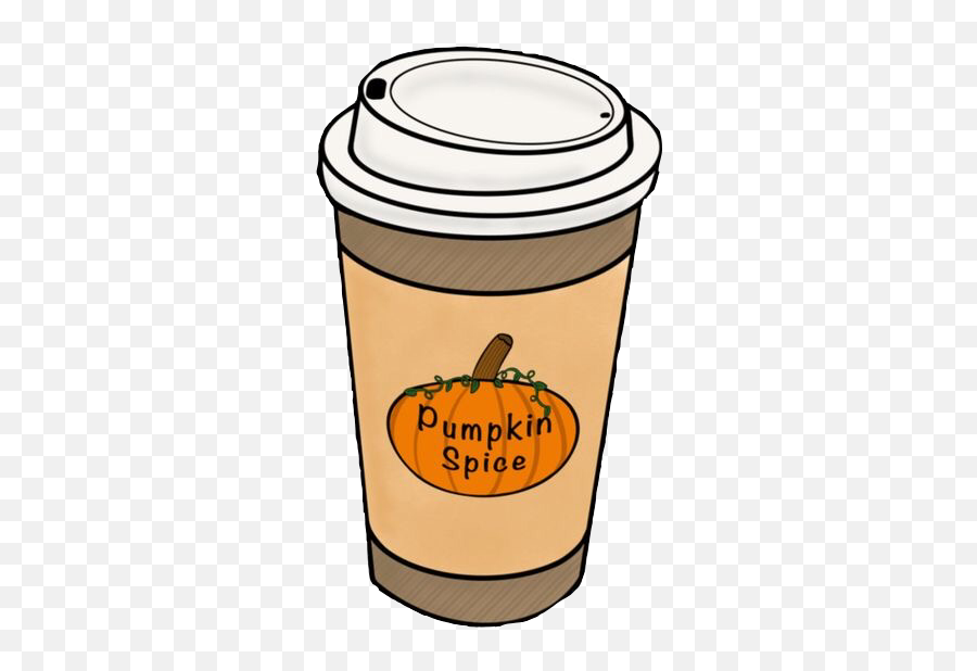 Pumpkin Pumpkinspice Sticker - Drink Lid Emoji,Pumpkin Spice Latte Emoji