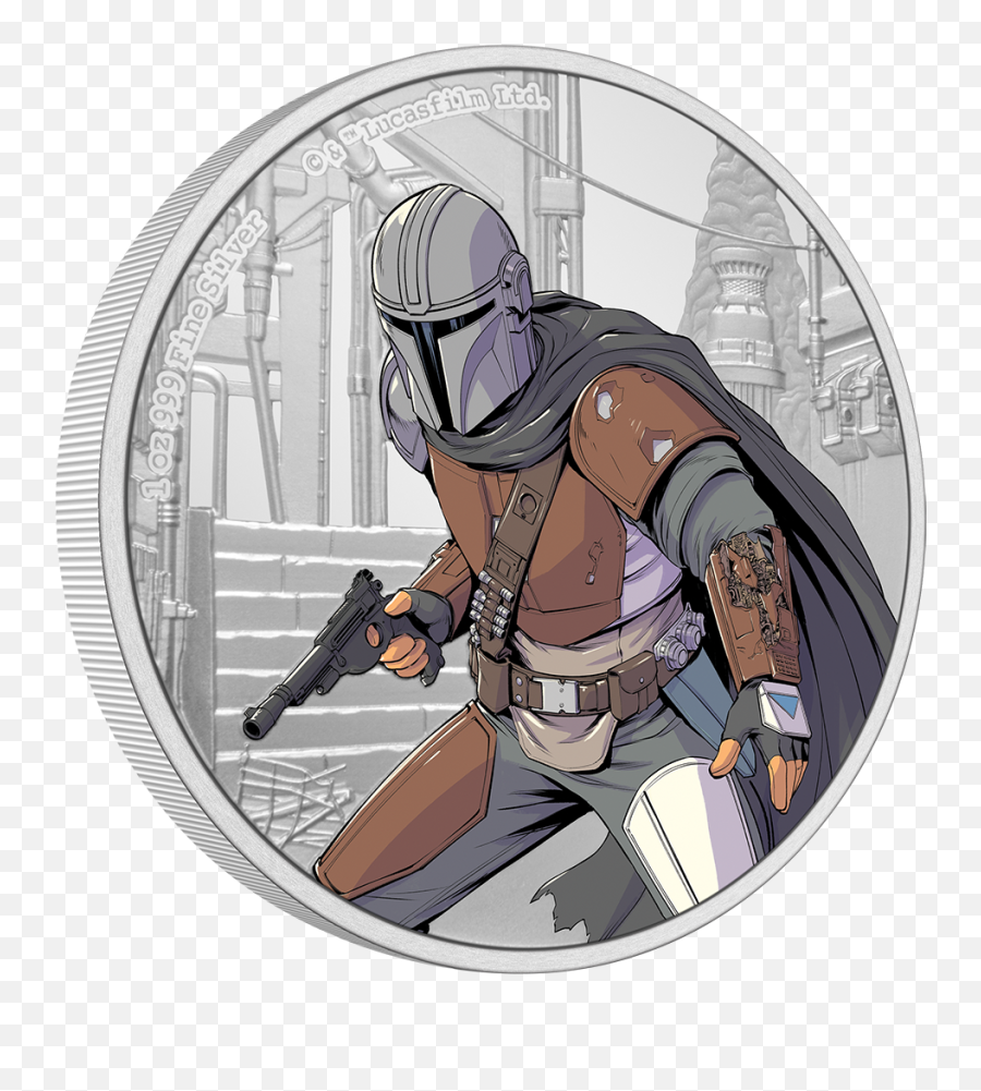 Silver Coins - Mandalorian Silver Coin Emoji,Jabba The Hutt Emoji