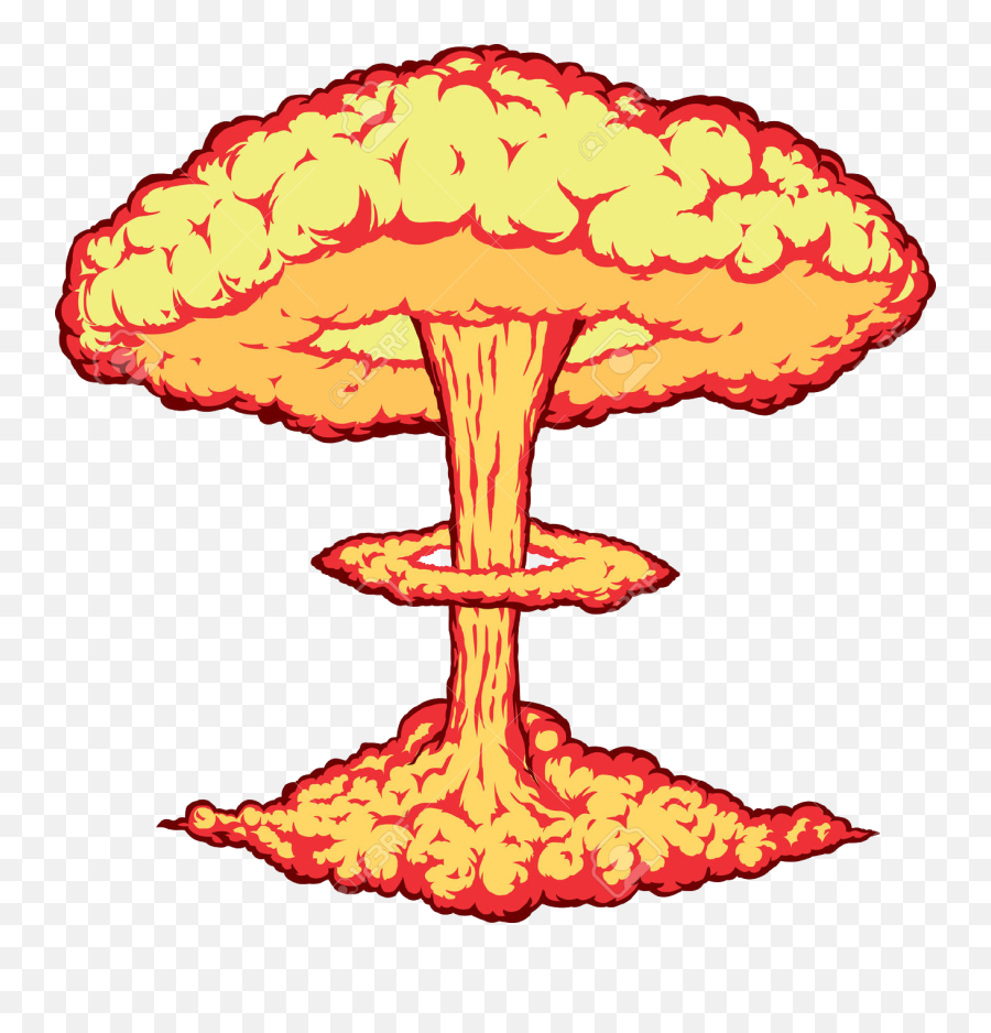 Explosion Clipart Orange Explosion Orange Transparent Free - Nuclear Explosion Vector Emoji,Missle Emoji