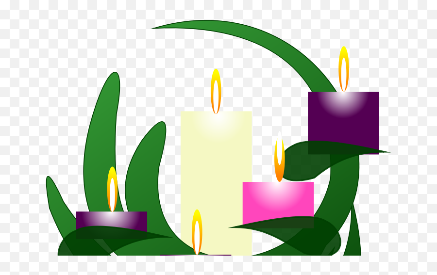 Clip Art Advent Candles - Png Download Full Size Clipart Clip Art Advent Wreath Png Emoji,Candle Emoji