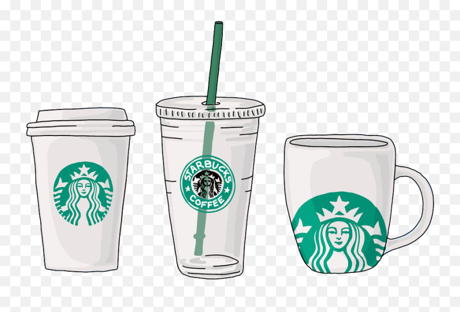 Starbucks Drinks - Starbucks Iced Coffee Sticker Emoji,Starbucks Red Cup Emoji