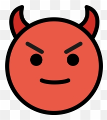 Angry Face With Horns Emoji Clipart - Emoji Angrey,Demon Emoji