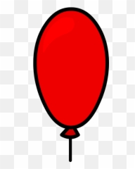 Red Balloon - Oval Shaped Balloon Clipart Emoji,3 Red Balloons Emoji
