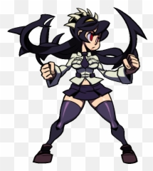 Filia Medici - Skullgirls Ak1 Mugen Community Filia Skullgirls Win Animation Emoji,Dio Emoji Gif
