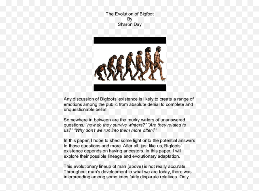 Bigfoot Studies Research Papers - For Adult Emoji,Emotions Shed Electrons