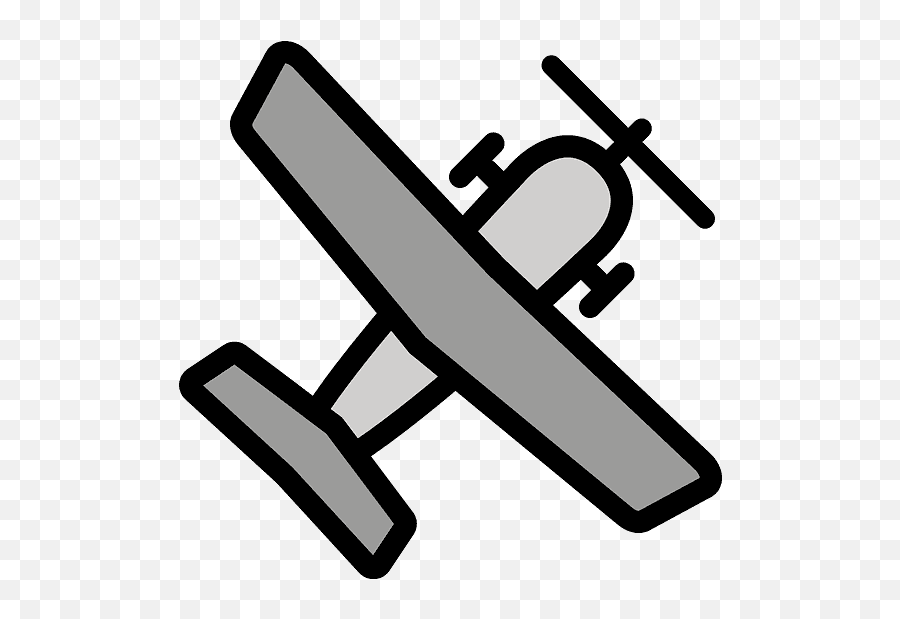 Small Airplane Emoji Clipart - Dibujos De Una Abioneta,Aiplane Emoji Png
