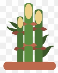 Pine Decoration Emoji Clipart - Vertical,Bamboo Emoji