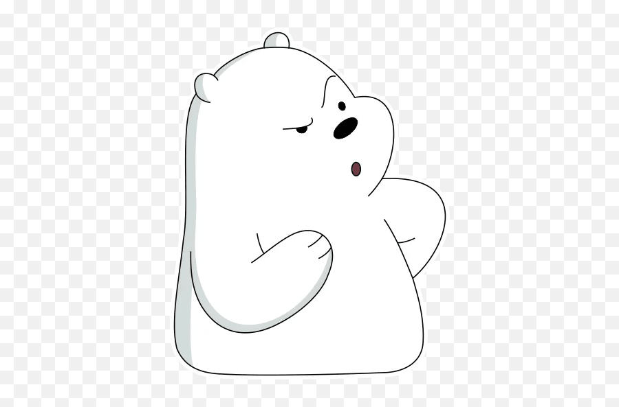Sticker Maker - Ice Bear Ice Bear Sticker Whatsapp Comel Emoji,Jum Emoticon Gif