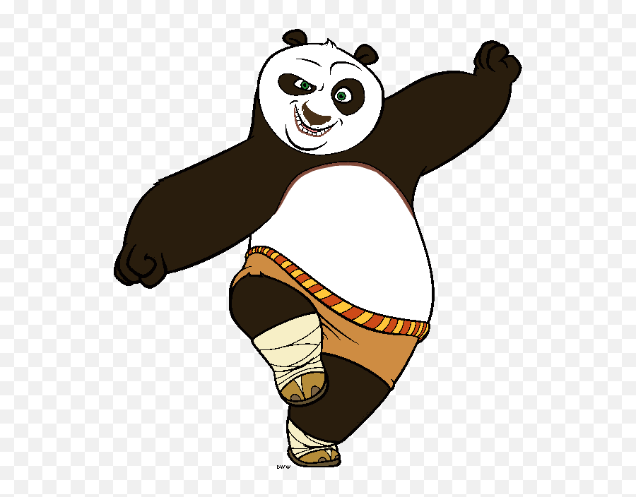 Kung Fu Panda - Cia Dos Gifs Panda Ninja Dessin Emoji,Monkey Cici Emoticon