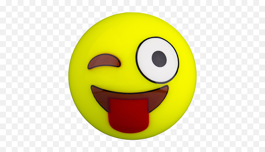 Emoji Field Hockey Ball - Happy,Emoticon Smiley With Dimples