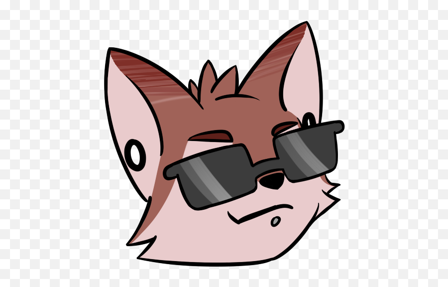 Sunglasses Emoji Clipart Discord - Cartoon 500x500 Png Fictional Character,Sunglasses Emoji Images