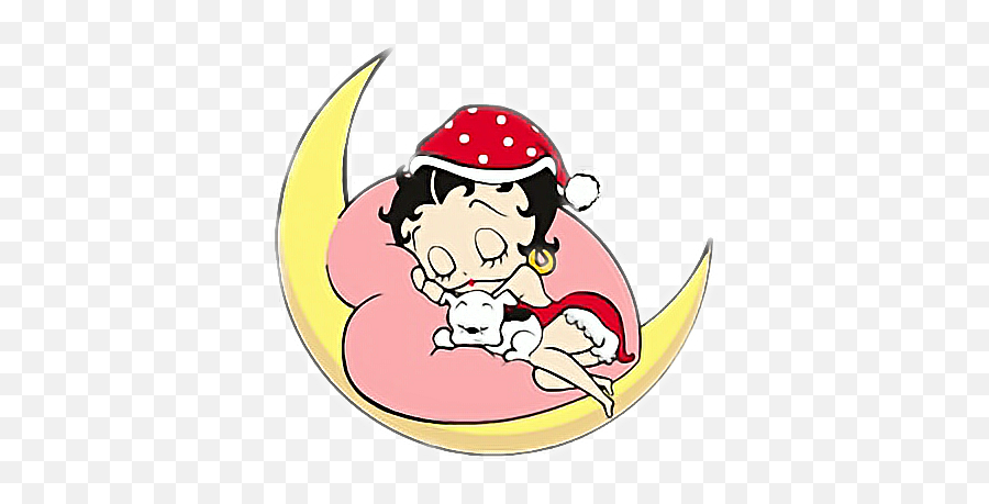 Bettyboop Cartoon Goodnight Sticker By Nrggiulia83 - Betty Boop Sleeping Night Emoji,Betty Boop Emoji