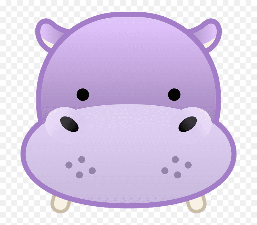 Hippopotamus Emoji Clipart - Hippo Emoji,Chipmunk Emoji Android