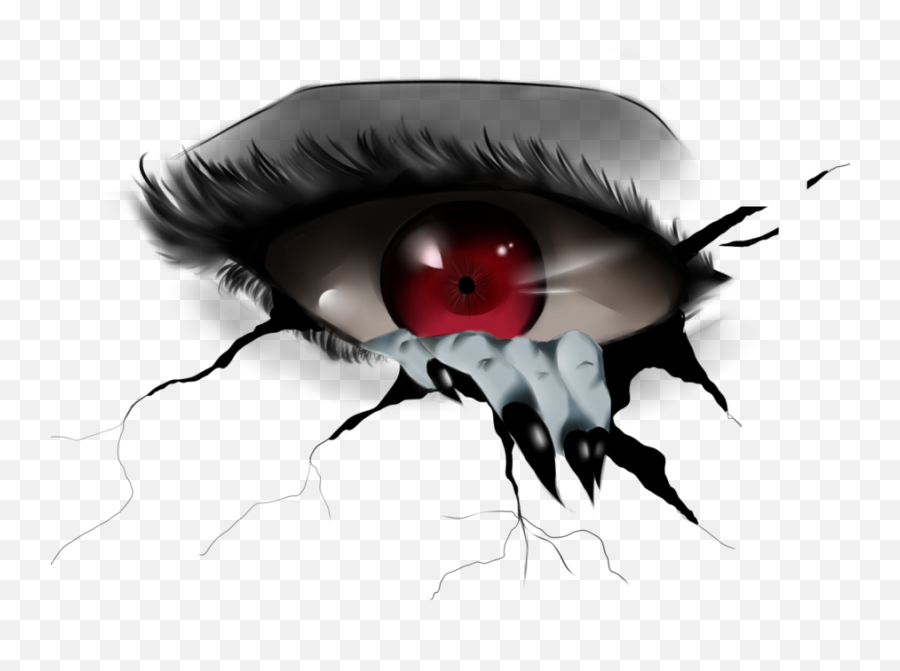 Demon Eye Png - Eye Demon Drawing Devil Demon Eyes Transparent Demonic Eye Png Emoji,Eyes Emoticon Drawing