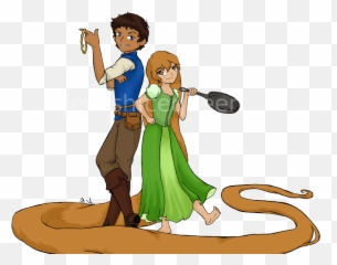 Some Tangled Au Pidge With A Frying Pan - Tangled Au Emoji,Emoji For Gold Diggers