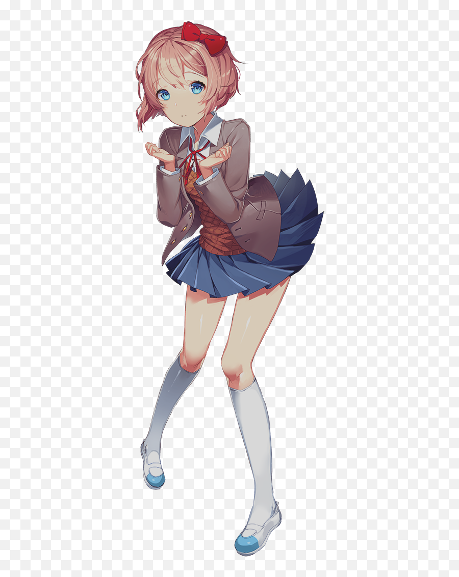 Ddlc - Doki Doki Literature Club Sayori Emoji,Deviantart Yay Emoticon