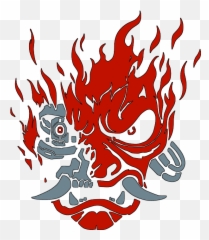 Samurai Logo As Icon For Cyberpunk 2077 - Cyberpunk 2077 Samurai Sticker Emoji,Alex 2077 Emotions