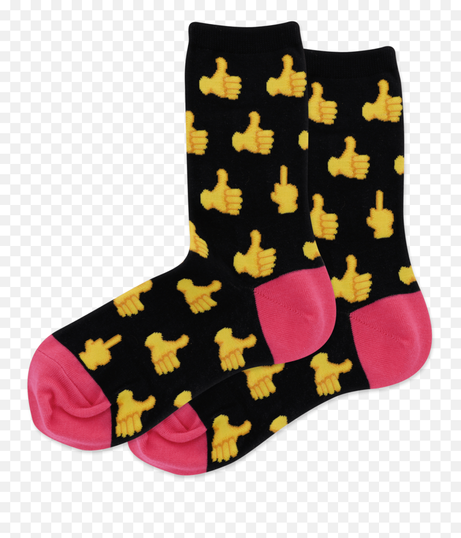 Womens Middle Finger Crew Socks - For Teen Emoji,100 Emoji Socks
