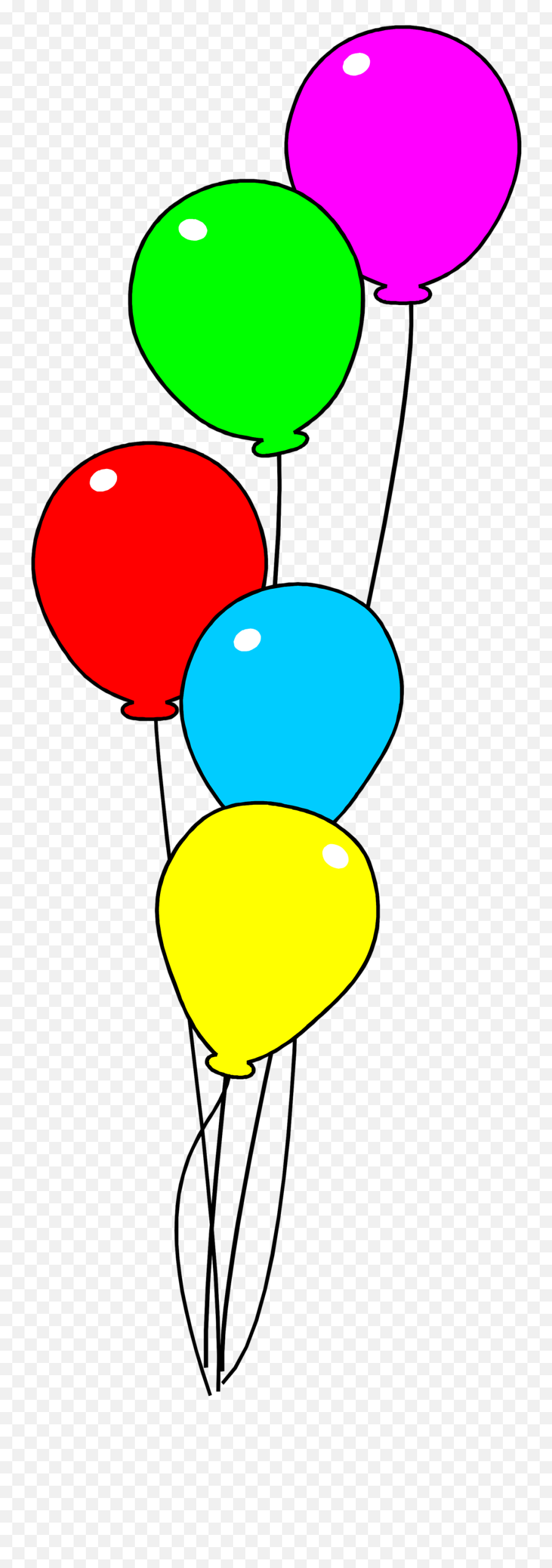 Balloon Clip Art Transparent Background - Birthday Transparent Background Balloons Clipart Emoji,Balloon Emoji Clipart