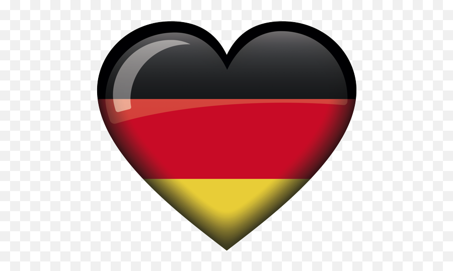 Germany Emoji Flag - Bandera De Alemania En Forma De Corazon,Emotion Ltaly Flag Gif