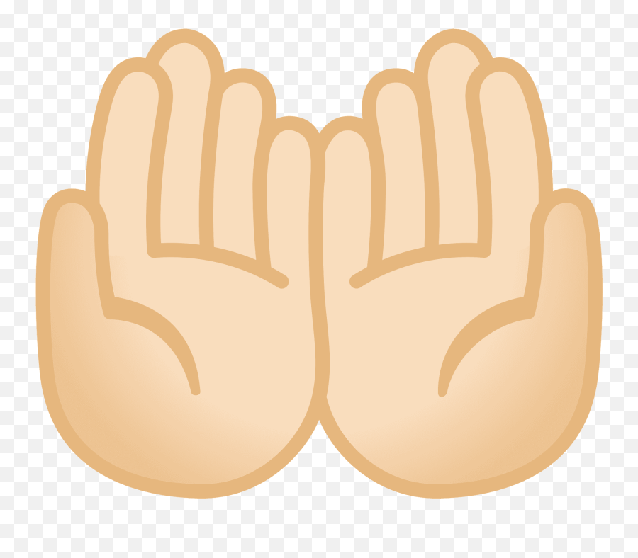 Palms Up Together Emoji Clipart - Emoji,Hands Up Emoji