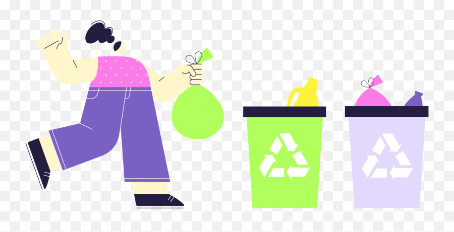 Proper Disposal Of Garbage Illustration In Png Svg Emoji,Garbage Emoji