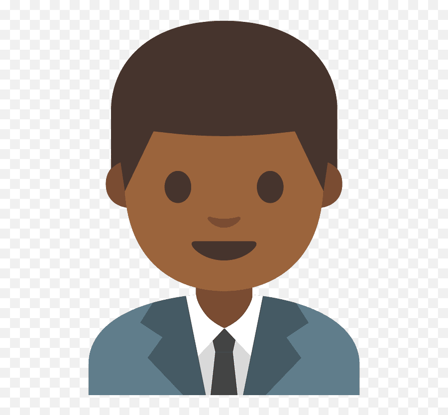 Man Office Worker Emoji Clipart Free Download Transparent,Bussiness Man Emoji
