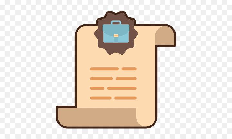 Permitted - Free Business Icons Emoji,Written Document Emoji