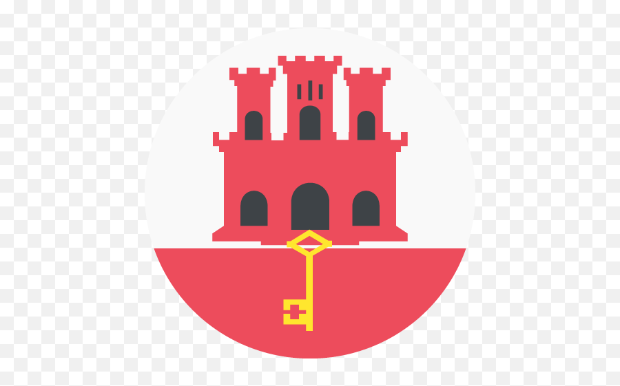 Flag Of Gibraltar Id 2357 Emojicouk - Gibraltar Flag Icon,Flag Emoji