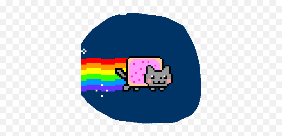 Nyan Cat Dots - Nyan Cat Gif Emoji,Nyan Cat Text Emoji