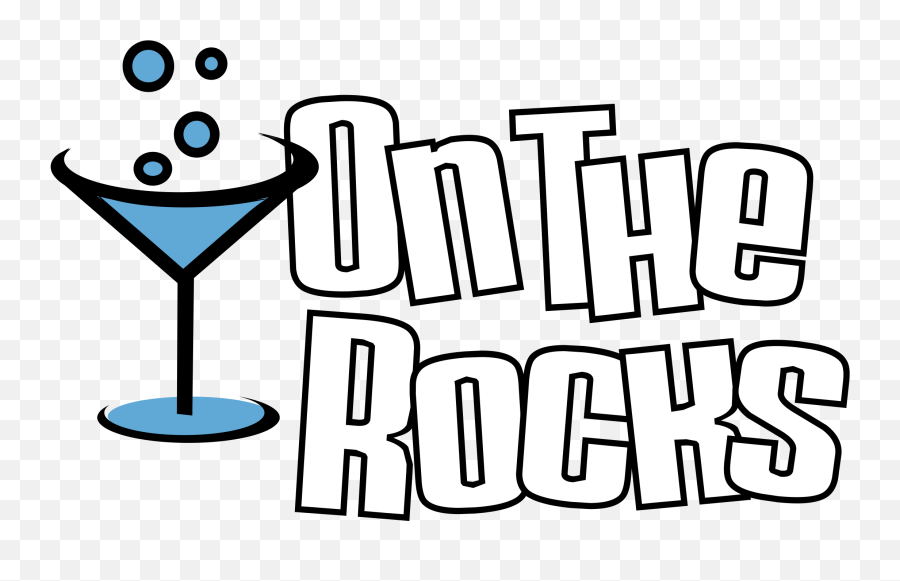 On The Rocks Logo Png Transparent U0026 Svg Vector - Freebie Supply Rocks Emoji,Wine Glass Emoticon Facebook
