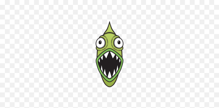 Pin - Piranha Face Cartoon Emoji,Screen Beans Emotion