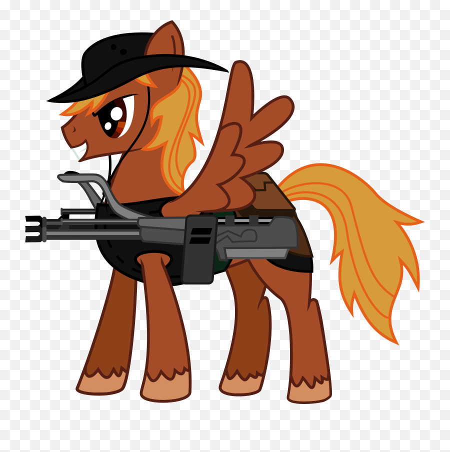 Fallout Equestria Calamity Vector - Visual Fan Art Mlp Forums Fallout Equestria Battle Saddle Emoji,Cursed Emoji Gun