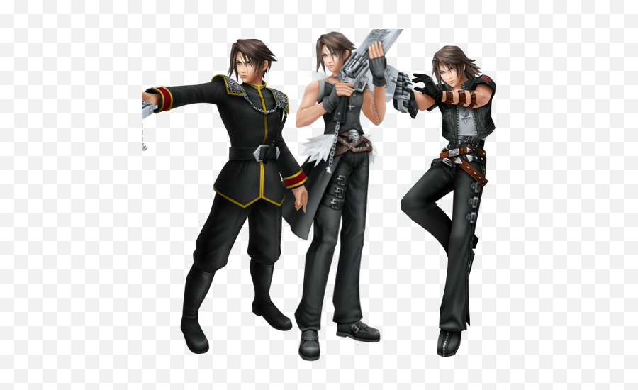 Introduction To Final Fantasy Stereotypes - Hello From Squall Leonhart Dissidia Kingdom Hearts Emoji,Who Sings Real Emotion In Ffx 2
