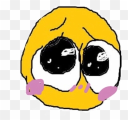Powercry Flushed Sticker By Addietude - Happy Emoji Meme,Flushed Inflated Emoji