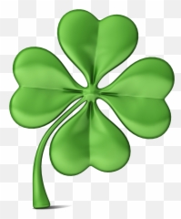 Svg Transparent - Four Leaf Clover Shamrock Png Emoji,Emojis Png Clover