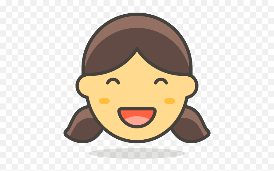Girl Free Icon Of 780 Free Vector Emoji - Icone Fille,Girl Emoticons Birthday