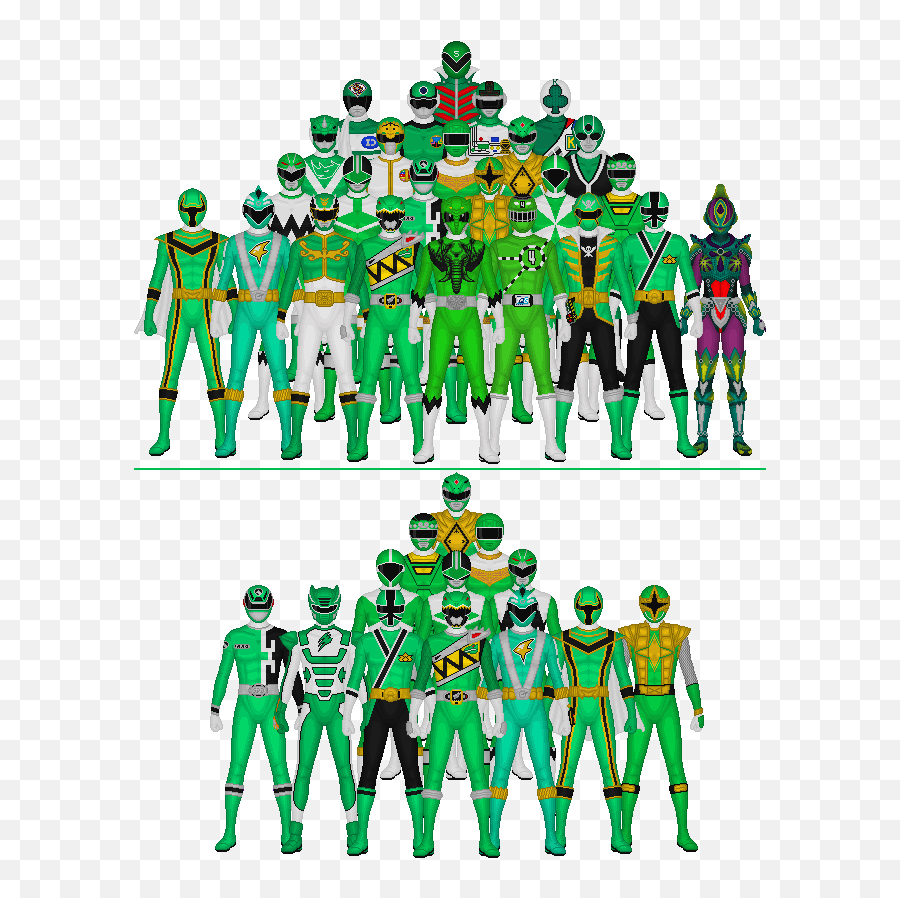 Green Power Ranger Clipart - Every Color Power Ranger Emoji,Power Ranger Emoji