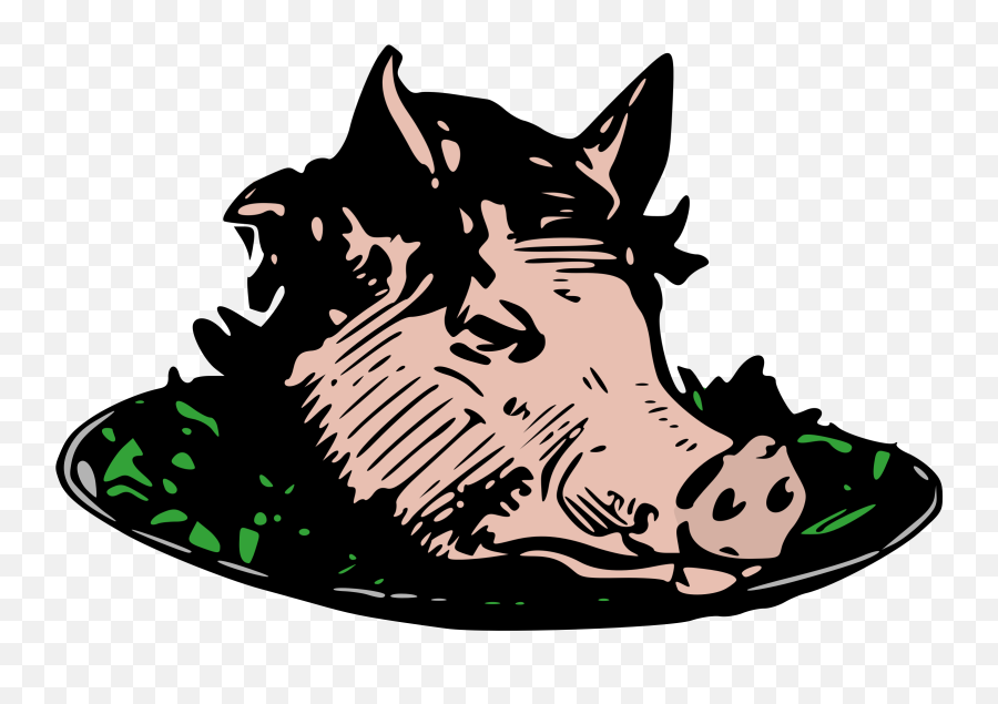 Dinner Clipart Icon Dinner Icon Transparent Free For - Pig Head On A Plate Emoji,Pig Knife Emoji