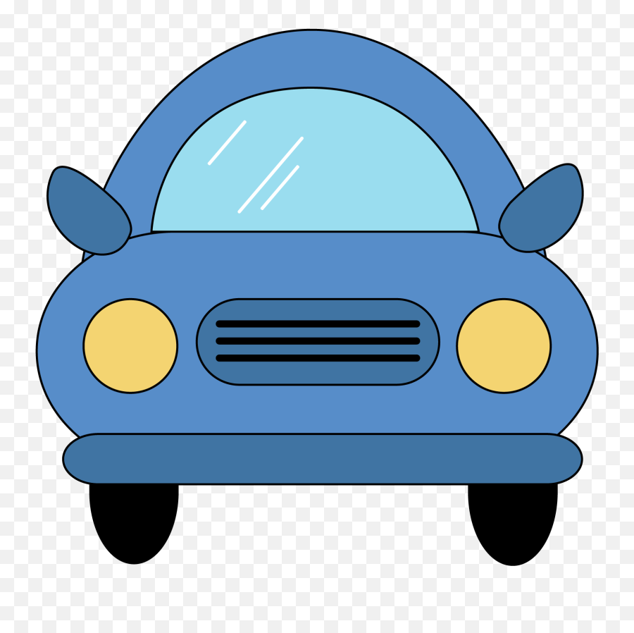 Cars Clipart Face Cars Face Transparent Free For Download - Car Front Clipart Emoji,Blue Car Emoji