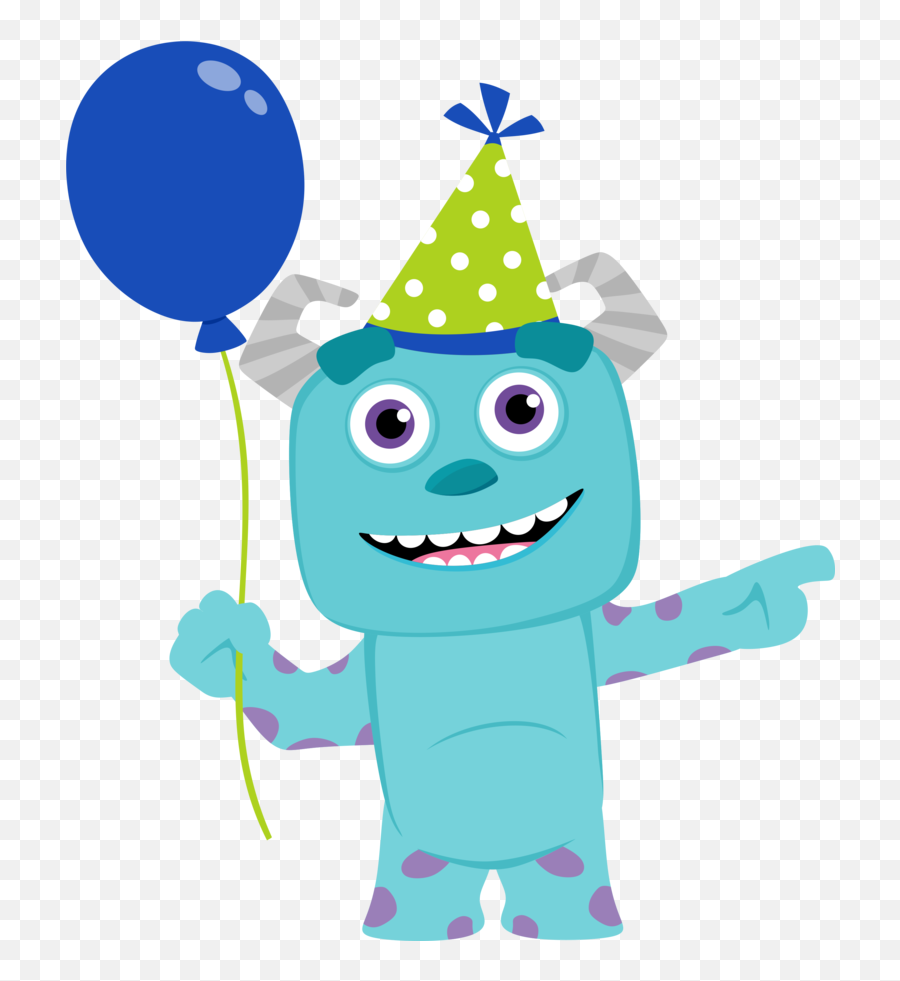 Clipart De Monster Party Bebés - Sullivan Baby Monster Inc Emoji,Mike Wazowski Kawaii Emoticon