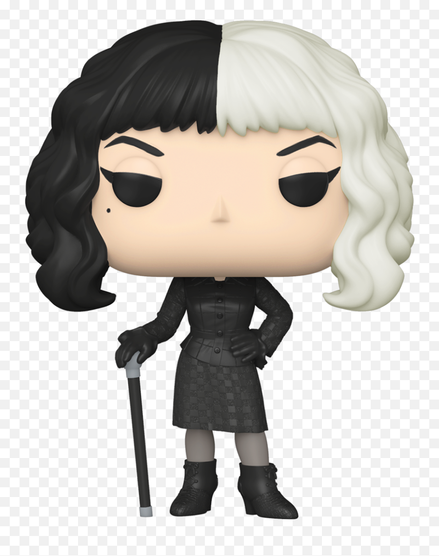 Pop Cruella Making Art Cruella Funko - Funko Pop Cruella Emoji,Emoji Knife And Russian Wooden Doll