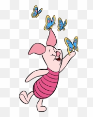 Piglet Winnie The Poo Pooh Bear - Piglet Winnie The Pooh Butterfly Emoji,Piglet From Winnie The Poo Emojis