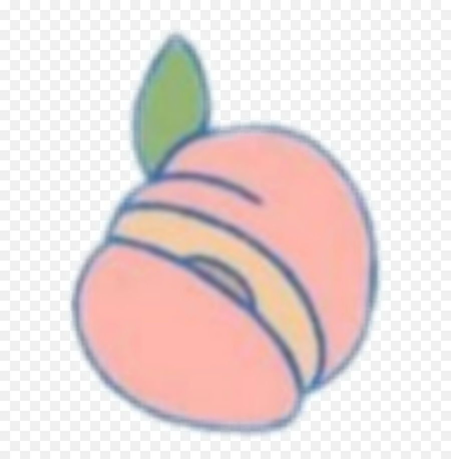 Peach Aesthetic Pink Sticker Emoji,Peach Emoji Gener